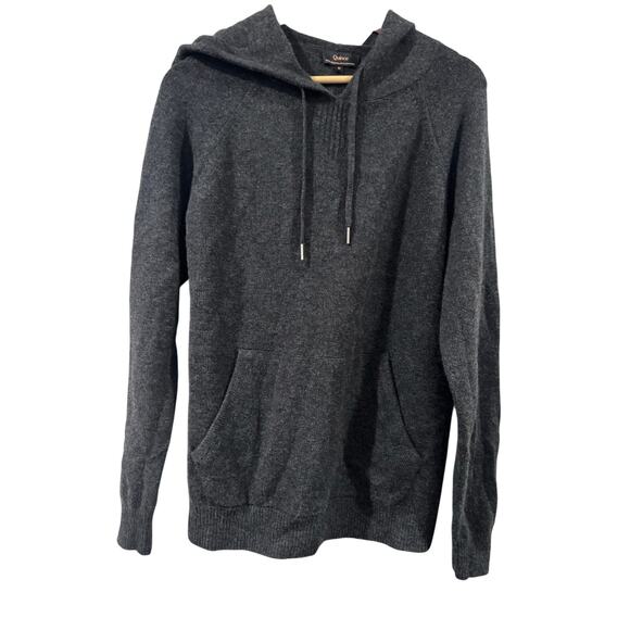 Quince Charcoal Gray Mongolian Cashmere Hoodie Sweater...